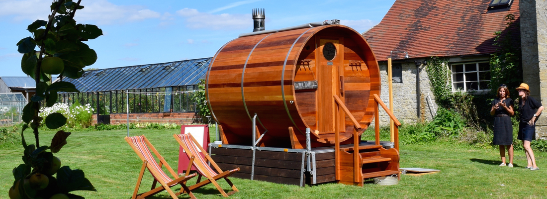 Hire a barrel sauna